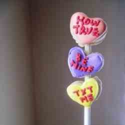 Valentine's Cookie Skewers