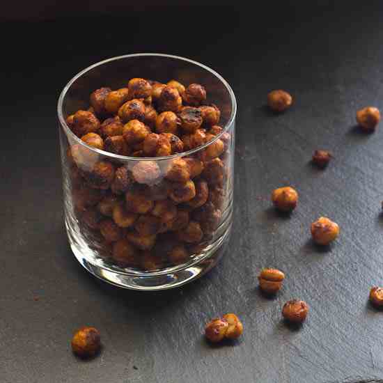 BBQ Roasted Chickpeas