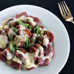 Purple Sweet Potato Gnocchi