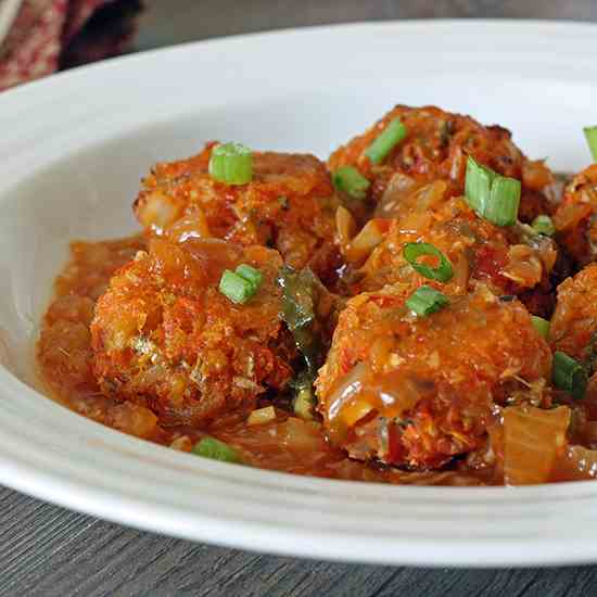 Baked Vegetable Manchurian