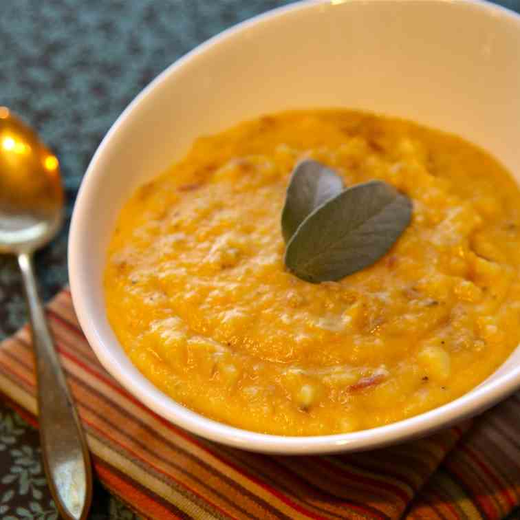 Sage Butternut Squash Mashed Potatoes