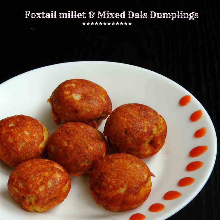 Foxtail Millet Dumplings