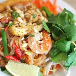 Shrimp and Tofu Pad Thai
