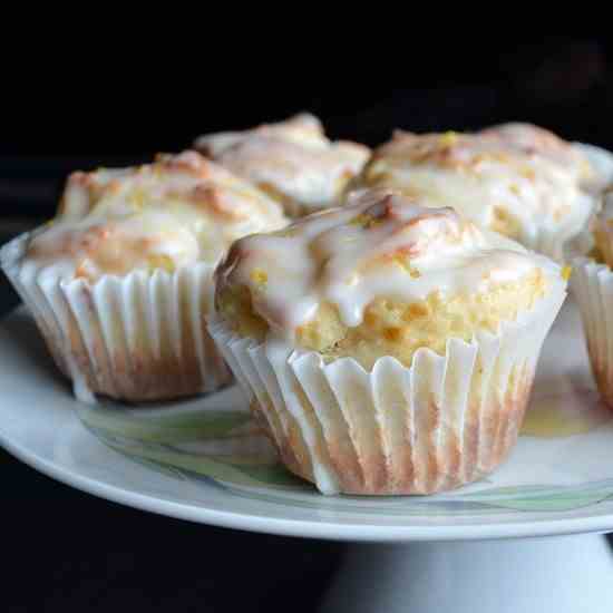 Lemony Greek Yogurt Muffins