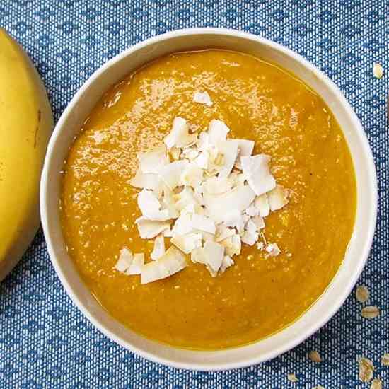 Pumpkin Banana Smoothie Bowl