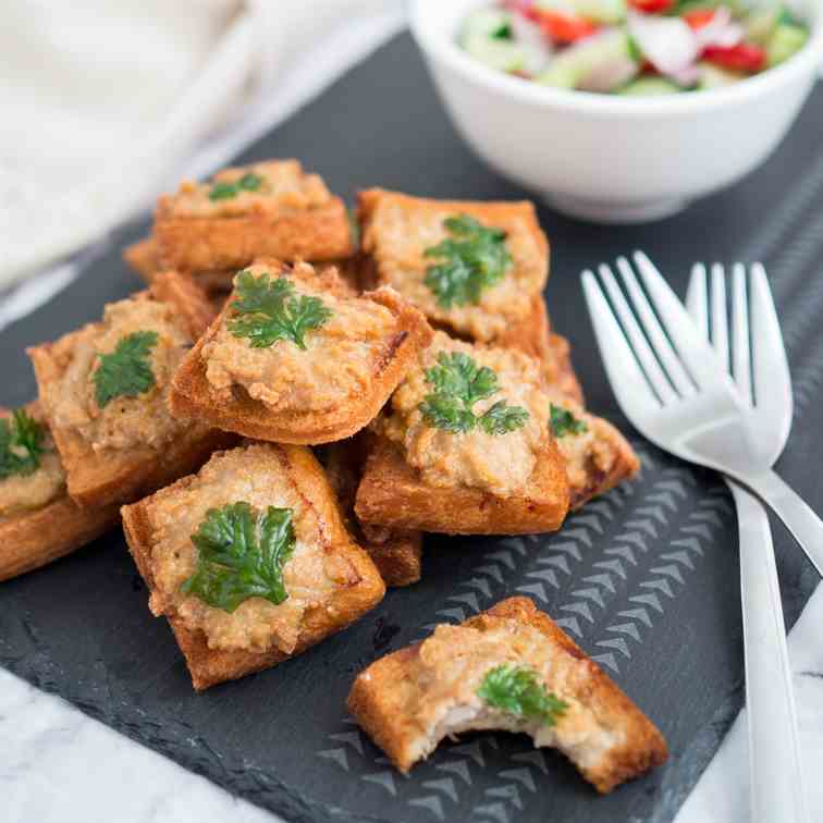 Thai Pork Toast - Khanom Pang Na Moo