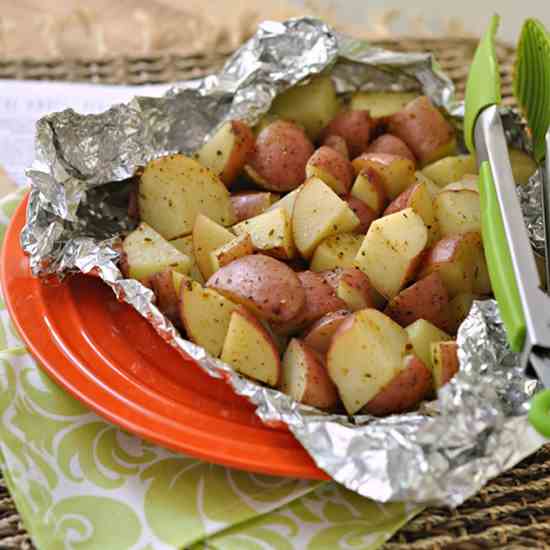 Grilled Aji Amarillo Spiced Potatoes