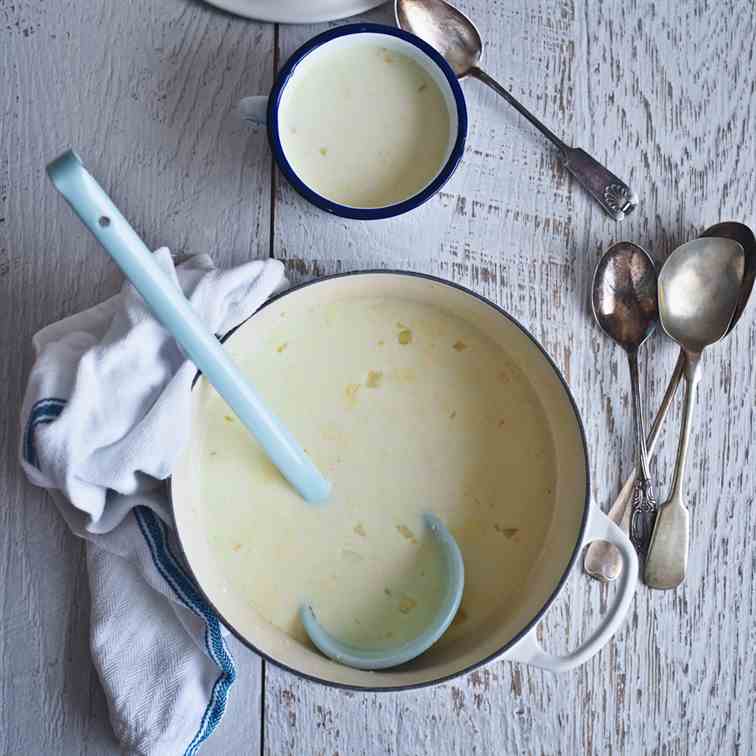 Velvety Corn Potage Soup