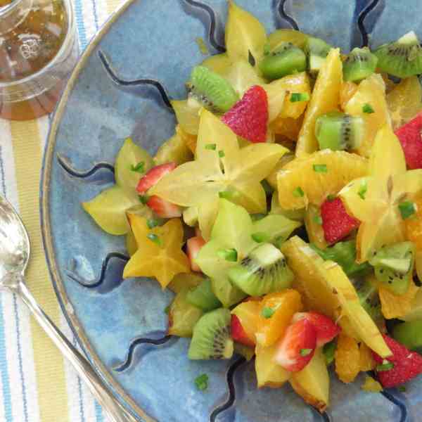 Sweet 'n Spicy Tropical Fruit Salad