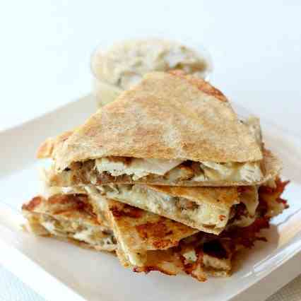 Thanksgiving Quesadillas