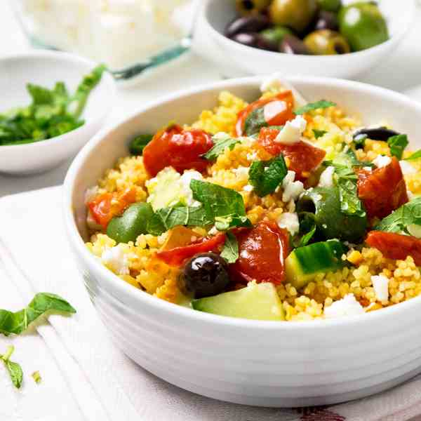 20-minute Greek Couscous Salad