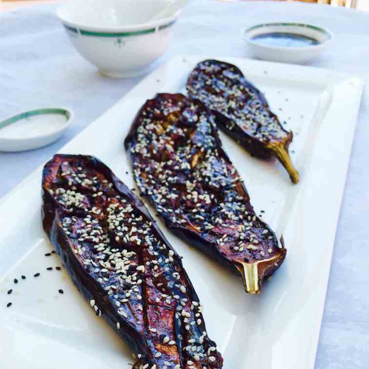 Miso aubergines