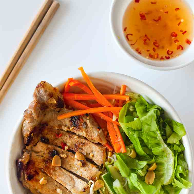 Grilled Pork and Rice Vermicelli