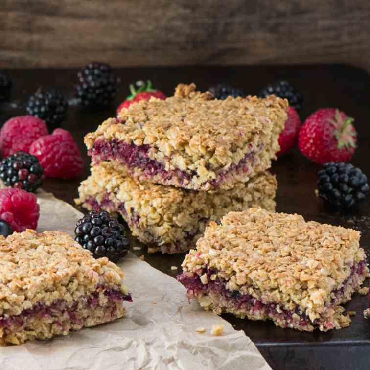 Summer Fruits Flapjacks