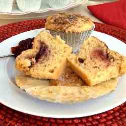 PB&J Gluten/Dairy Free Muffins