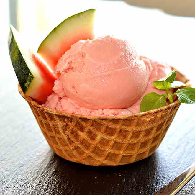 Vegan Watermelon Ice Cream