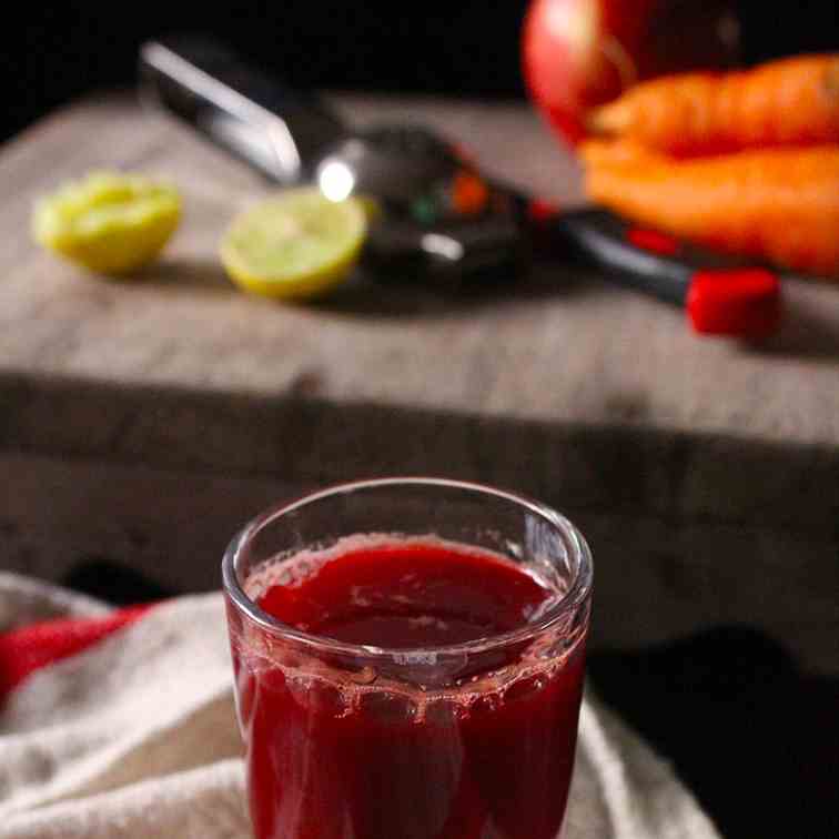 Beet Carrot Apple juice