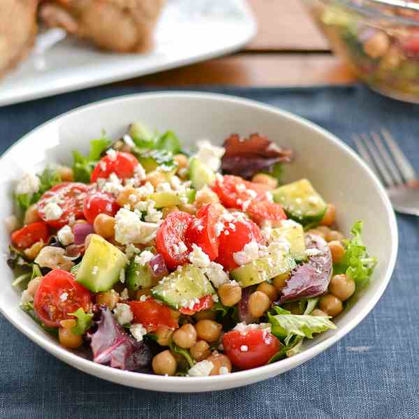 Greek-Style Chickpea Salad