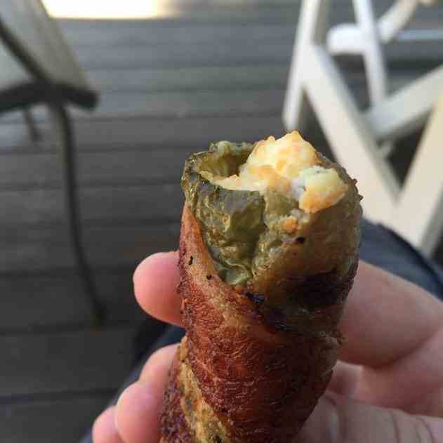 Bacon Wrapped Stuffed Jalapenos