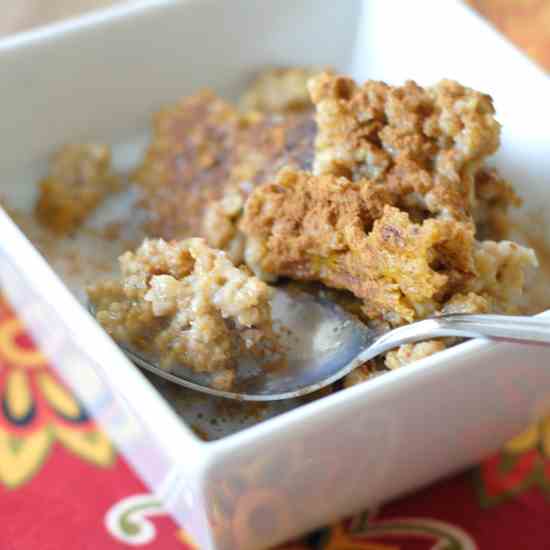 Baked Pumpkin Oatmeal