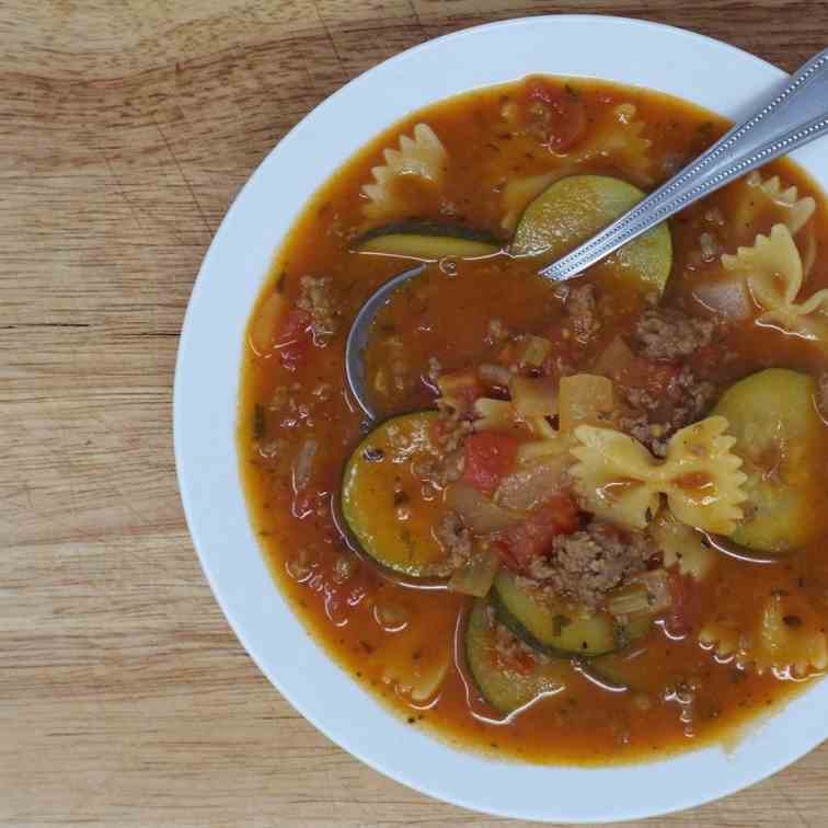 Italian Sausage and Zucchini Soup