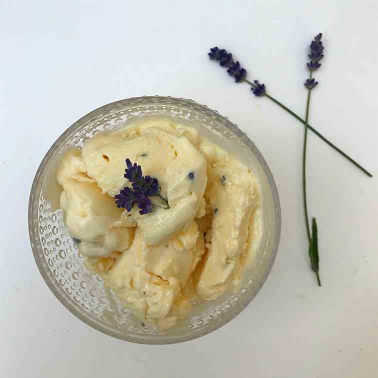 Lavender Ice-cream