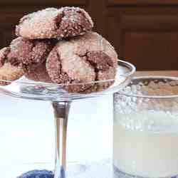 Marbled Chocolate Raspberry Cookies