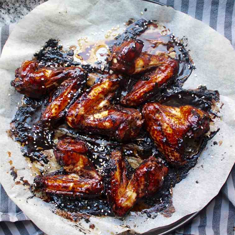Asian Baked Chicken Wings