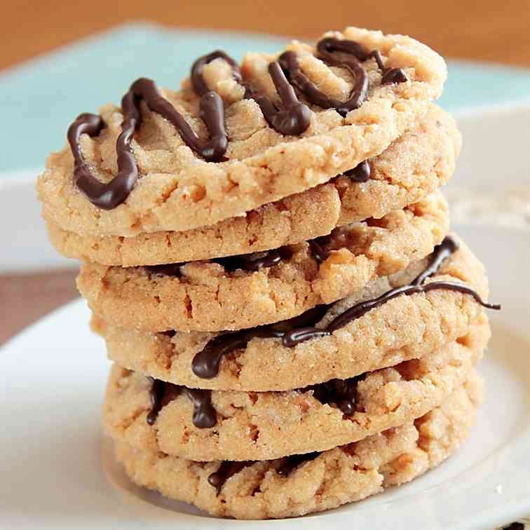 Flourless Peanut Butter Cookies