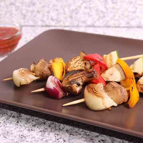 Vegetable skewers