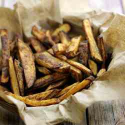 Salt-Free Smoked Paprika Oven Fries