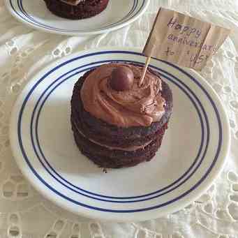 Vegan Chocolate Mini Cakes