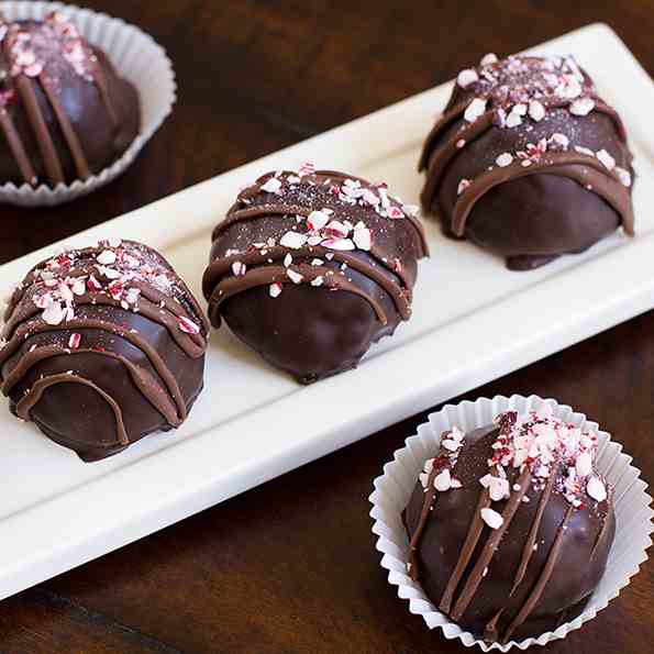 Candy Cane OREO Truffles