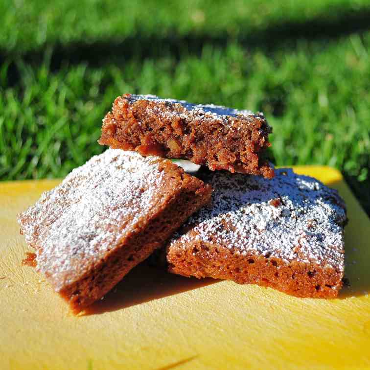 Jaffa Nut Brownies