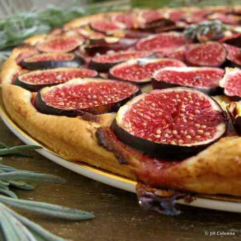 Luscious figgy tart