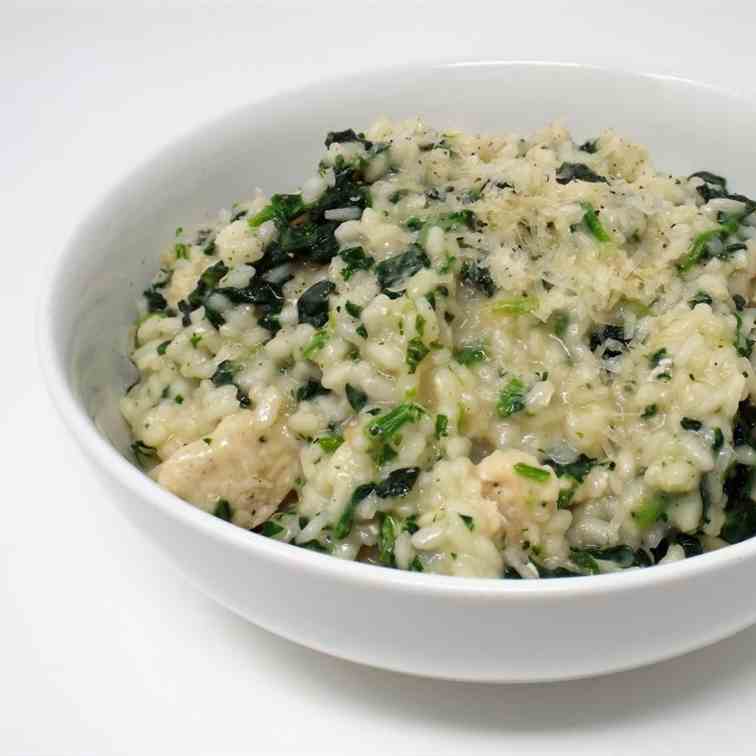Chicken and Spinach Risotto