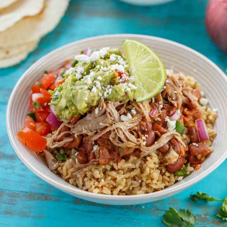 Better Than Chipotle Carnitas Burrito Bowl