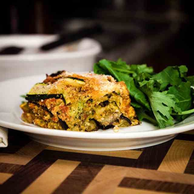 Eggplant Zuke Lasagna