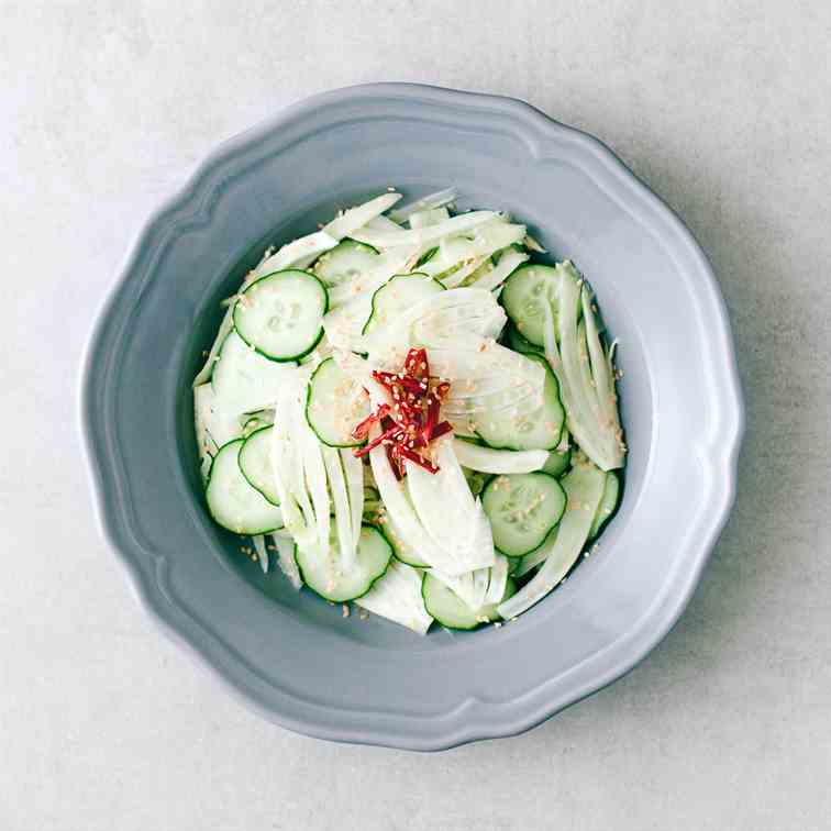 Cucumber and Fennel Salad