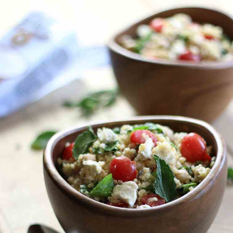 Mediterranean Bulgur Bowl