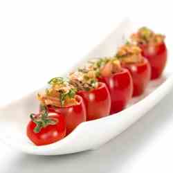 Lomi Lomi Salmon Stuffed Tomatoes