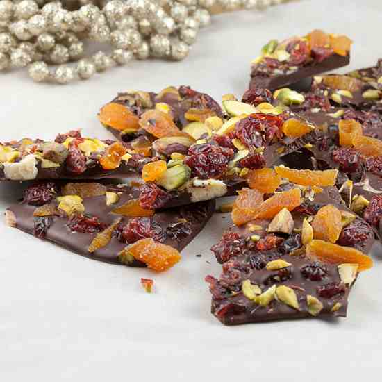 Christmas chocolate bark