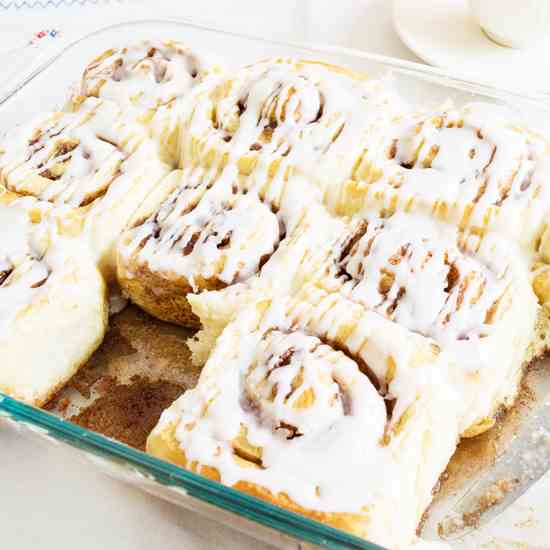 Iced Cinnamon Rolls