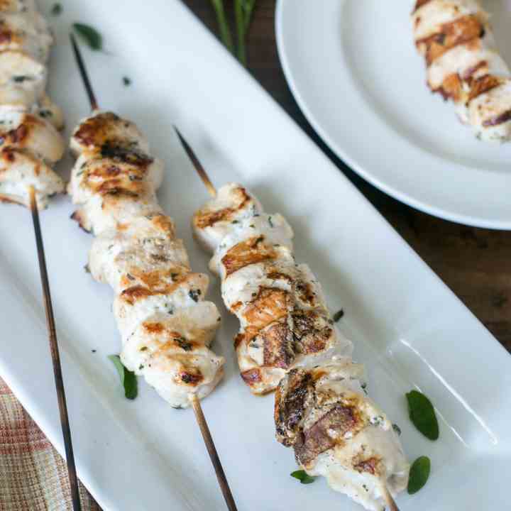 Pinchos Puerto Rico Grilled Chicken Kebabs