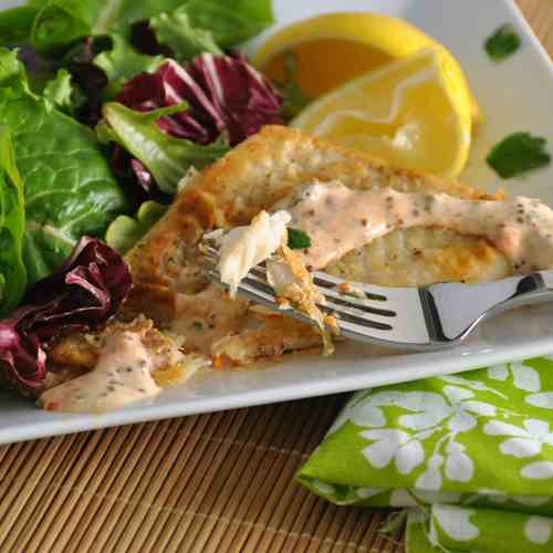 Sauteed Flounder and Spicy Remoulade