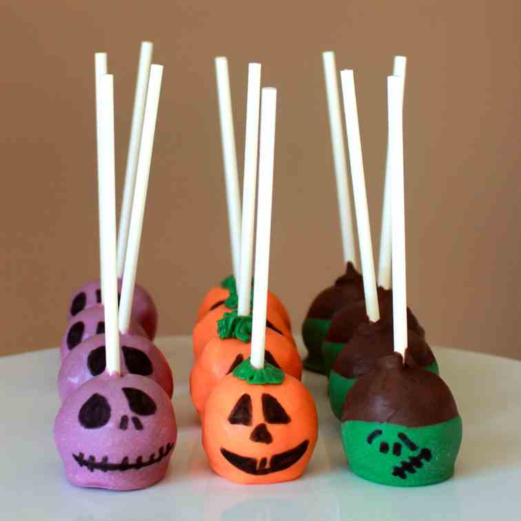 Halloween cake pop