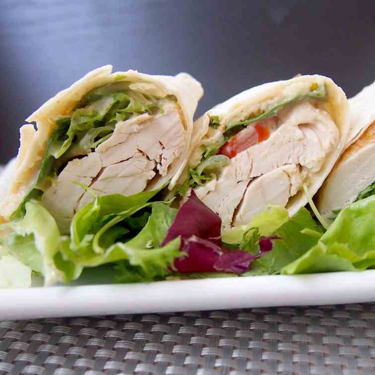 Honey Mustard Chicken Wrap