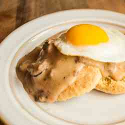Biscuits with Chipotle Gravy