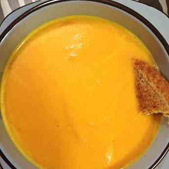 Sweet Potato, Carrot and Coriander Soup