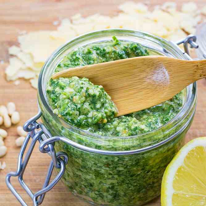 Rocket, Parmesan - Pine Nut Pesto